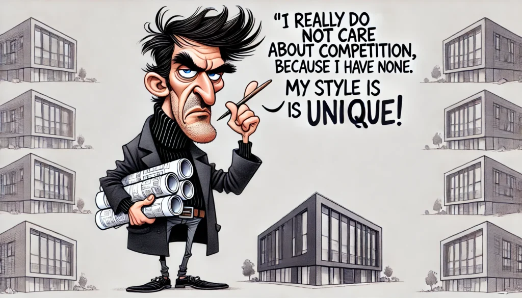 Caricature of an architect!